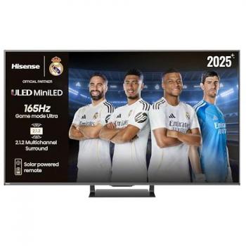 Televisor Hisense Mini LED Pro 75U7Q 189 cm (75) 4K UHD Smart TV, 165Hz, Dolby Vision IQ y Atmos