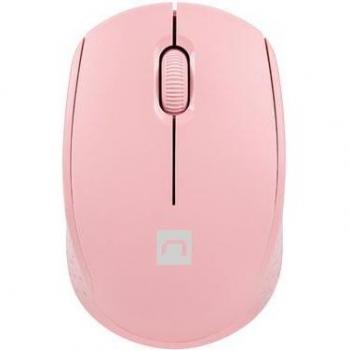 Ratón Inalámbrico Natec Stork Rosa Óptico 1600 DPI Ambidextro Bluetooth + USB Type-A