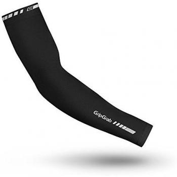 GripGrab Manguitos Ciclismo Light Midseason Primavera Antideslizantes Ligeros Bicicleta de Carretera MTB Gravel Calentadores, Adultos Unisex, Negro, M