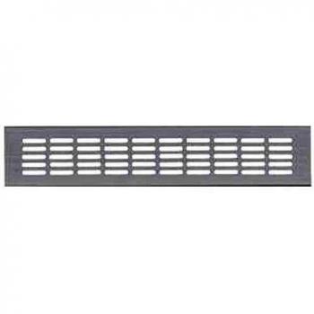 Rejilla de Ventilación de Aluminio Eloxal 150x400 mm, F1 Ranurado 30x5 mm
