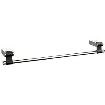 Toallero de baño 60cm para atornillar Cromo/Negro Iris Manillons Torrent