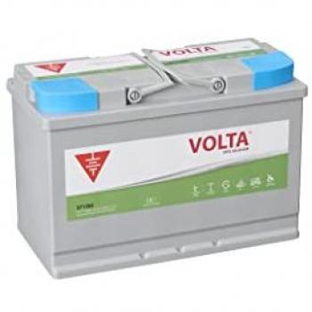 Batería Solar AGM Volta SP1200D 120Ah C100 12V - Fabricación Europea, Garantía de 2 Años, Medidas: 345x175x238 mm