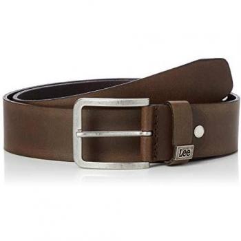 Lee Small Logo Belt Cinturón, Marrón