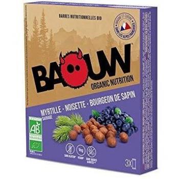 Barrita Energética Orgánica Baouw Sabor Arándano y Avellana 25 g (Paquete de 3)