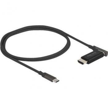 Cable Adaptador USB-C a HDMI Magnético 4K 60 Hz, 1.2m - Negro