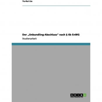 Cierre de Desagregación según § 6b EnWG