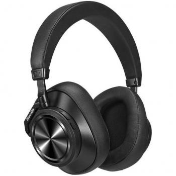Bluedio T7 Plus - Auriculares Bluetooth con micrófono, slot para tarjeta Micro SD y cancelación de ruido activa
