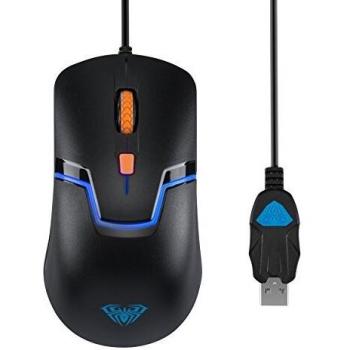 Ratón Gaming AULA Rigel de Alta Velocidad con Iluminación LED