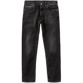 Nudie Jeans Tapered Fit Steady Eddie II Black Denim 30/L32