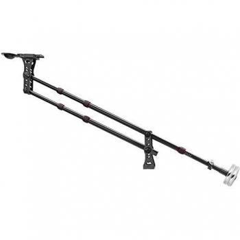 Neewer 177cm Jib Brazo Aleación de Aluminio Cámara Grúa con Placa de Zapata Rápida de 1/4 y 3/8 pulgadas, Contrapeso para Cámaras Video DSLR, Capacidad Carga hasta 8 kg