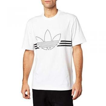 adidas Outline TRF tee T-Shirt, Hombre, White, M