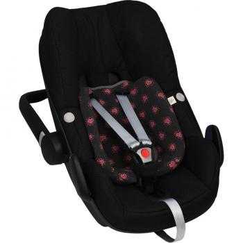 Funda para cojín reductor de silla de coche compatible con Maxi Cosi Pebble Pro I-Size Jyoko Fluor Heart