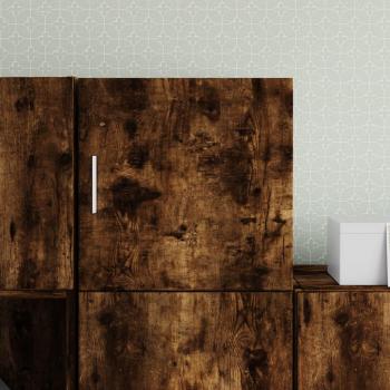 Mueble batido de pared Roble ahumado 40x42,5x40 cm Madera multicapa