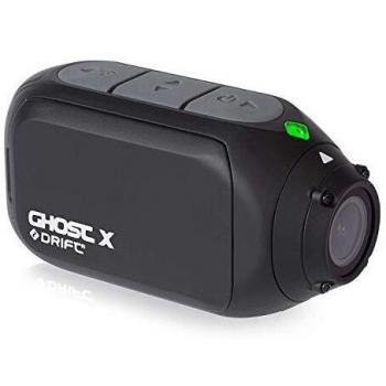 Drift Ghost X Camara Deportiva Youtube Video, hasta 8-Horas-Bateria, HD 1080p, Lente Giratoria, Modo-Dashcam, Etiquetado de Video
