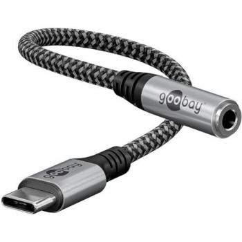 Adaptador USB C a Jack de 3,5 mm (0,15 m) - Goobay 74056