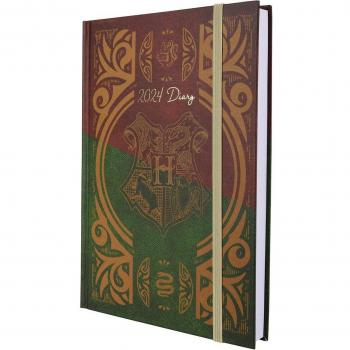 Agenda 2024 Harry Potter Hogwarts Crest Multicolor Calendar Diary 13 x 19 cm