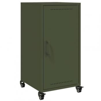 Aparador de acero verde oliva 36x39x72 cm vidaXL820884, Aparador de Acero Verde Oliva, Armario, Armario de Almacenamiento, aparador de Sala de Estar