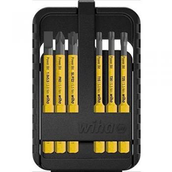 Wiha 44106 Power slimBit Electric, Juego de Bits en Surtido de 6 Unidades