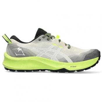 Zapatillas de Trail Running ASICS GEL-Trabuco 12 blanco negro amarillo fluor - Talla 48