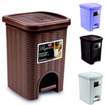 Basura plástica Stefanplast 2075930 Elegancia lavanda 32 x 28 x 39 cm