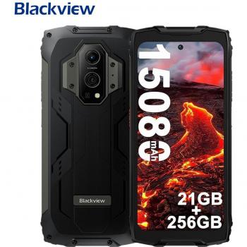 Smartphone Rugerizado Blackview BV9300 G99 21GB RAM 256GB Almacenamiento 6.7 Pantalla 120Hz Batería 15080mAh Medidor Láser Dual SIM IP68
