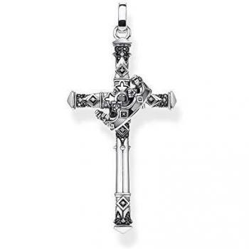 Colgante Unisex Thomas Sabo de Plata con Cruz y Corona PE886-643-11