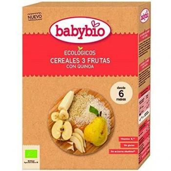 Papilla de Cereales y 3 Frutas Bio babybio 200 g