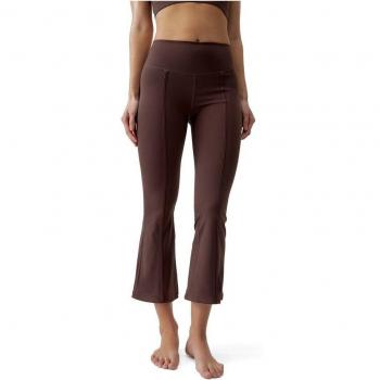 Mallas Born Living Yoga Jin Flare Cacao para Mujer