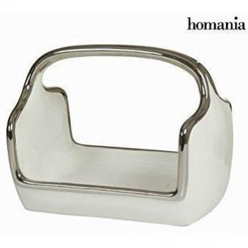 Centrotavola cestino bianco by Homania