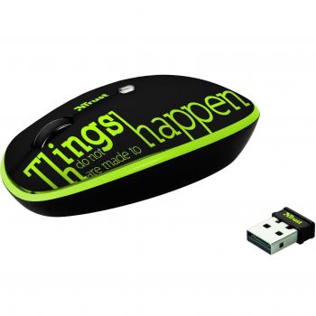 Trust Pebble - Ratón, Negro