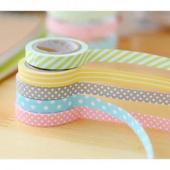 Cosanter Cintas Adhesivas Sticky Washi Cinta Decorativa para el Arte DIY Variedad de Opciones