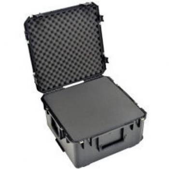 SKB 3I-2222-12BC Injection Molded Case with Cube Foam, Wheels, Black, Dimensions: 22.50in x 22.50in x 12.50in