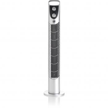 Ventilador de torre color acero Inoxidable 40W.De Universalblue.