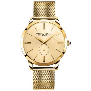 Thomas Sabo Rebel Spirit Onyx Watch for Men, Yellow, ONE SIZE