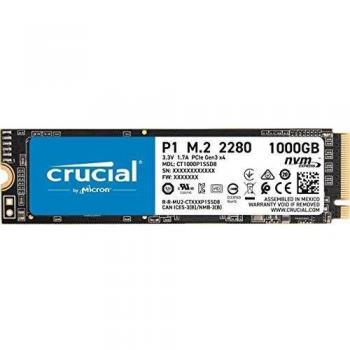 Crucial P1 1TB CT1000P1SSD8 Unidad interna de estado sólido-hasta 2000 MB/s