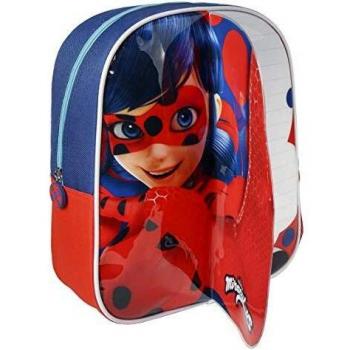 Lady Bug Miraculous CD-21-2233 2018 Mochila Tipo Casual, 40 cm, 1 litro, Multicolor