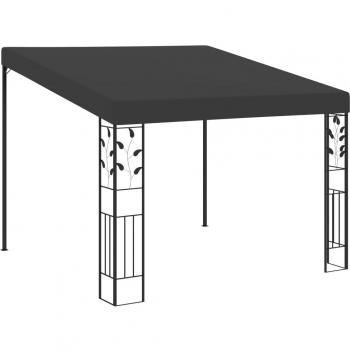 Cenador de pared 3x3x2,5 m Antracita Vidaxl