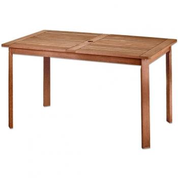 Ldk Garden Mesa de Comedor de Madera para jardín 140x80x74 cm, Natural