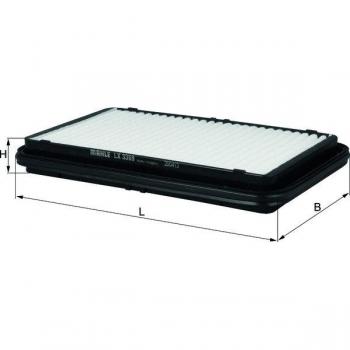 Filtro de aire MAHLE ORIGINAL LX 3369 - Insertable, Fabricado en Bulgaria