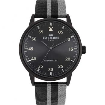 Ben Sherman Reloj Hombre Analogico Cuarzo con Correa de Tela WB042BE