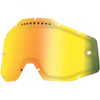 Lentes antiniebla, 100% Race Craft/Accuri/Strata Vented, color oro, talla única