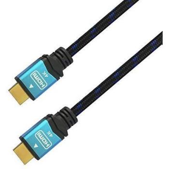 AISENS - CABLE HDMI V2.0 PREMIUM ALTA VELOCIDAD / HEC 4K@60HZ 18GBPS, A/M-A/M, NEGRO/AZUL, 10M