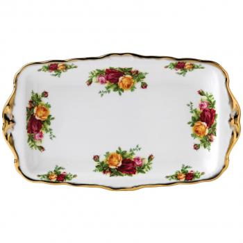Royal Albert IOLCOR00070 Old Country Roses-Bandeja para sándwiches