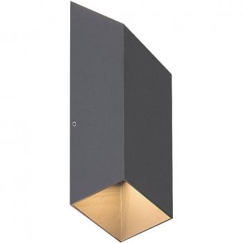 Aplique de Pared Antracita 10W 3000K IP54 Rabalux Tilburg