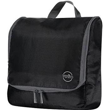 Neceser de Viaje Totto Reisa Gris Unisex con Compartimentos Organizadores
