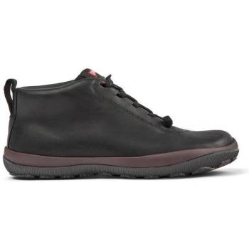 Camper Peu Pista GM Women's Black Leather Sneakers with Gore-Tex Technology