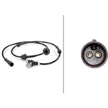 HELLA 6PU 009 106-471 Sensor, wheel speed - 12V - Front Axle - Cable: 1075mm