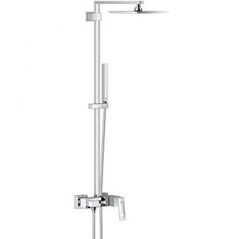 Grohe 23147001 Euphoria Cube - Sistema de ducha XXL con mezclador monomando, con alcachofa de 230 mm y teleducha de un chorro