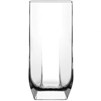 Tuana 62441 Vaso Refresco, Transparente, 330 cc, Set de 6