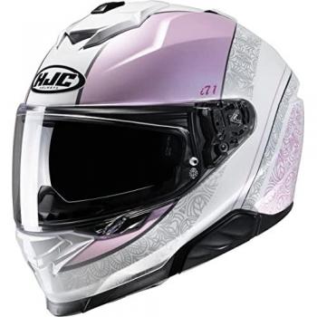 Casco Integral HJC I71 Sera Blanco/Rosa - Versátil y Funcional para señora